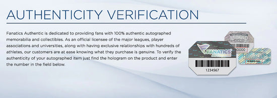 Authenticity Certification Validaiton Tool Point After Sports