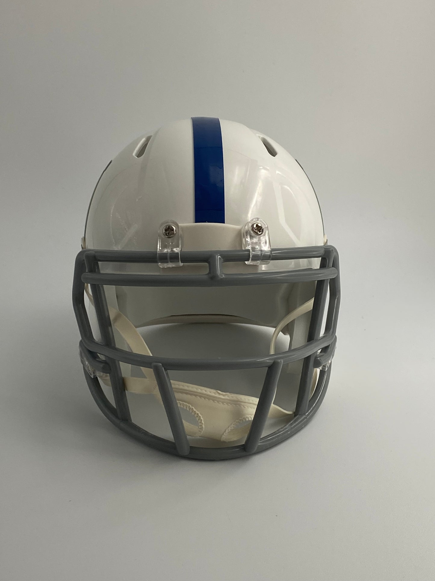 Bill Polian Signed Colts Speed Mini Helmet Inscribed "HOF 15" & "I Drafted Peyton" (TSE)