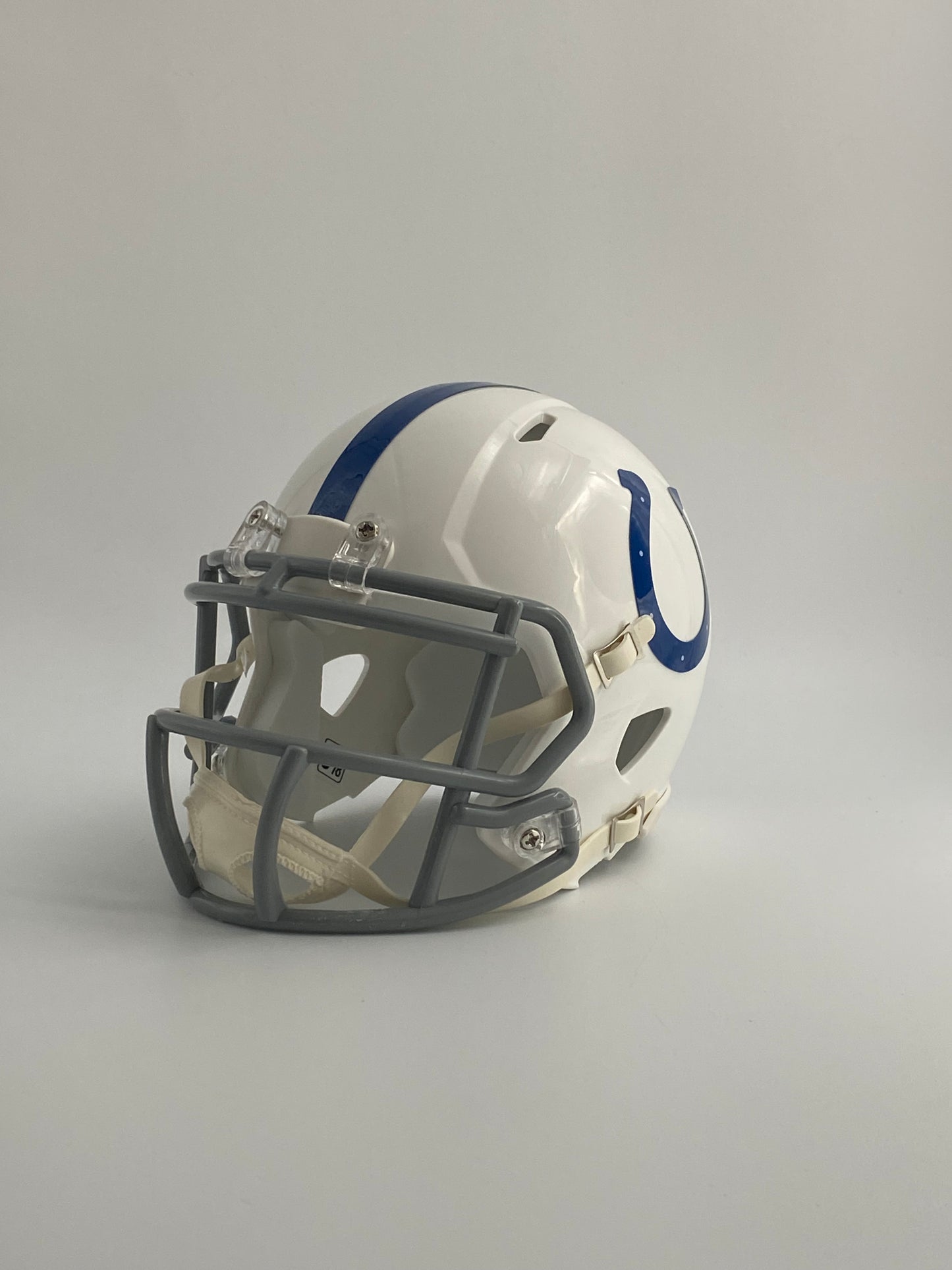 Bill Polian Signed Colts Speed Mini Helmet Inscribed "HOF 15" & "I Drafted Peyton" (TSE)